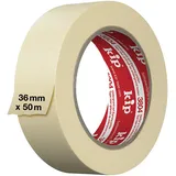 kip Trade Maler-Kreppband, 36 mm x 50 m, zum Malen und Dekorieren, stark haftend