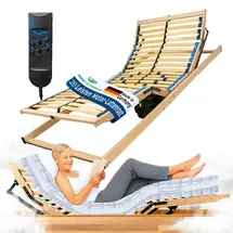 reha-schlafwelt HARMONYFLEX 7-Zonen Lattenrost mit Motor 90 x 200 cm