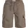 JACK & JONES "JPSTCOLE DYLAN CARGO SHORTS MID", Herren, Gr. S, N-Gr, falcon, Web, Obermaterial: 98% Baumwolle, 2% Elasthan, unifarben, relaxed fit knöchellang, Hosen Cargohose
