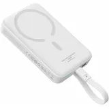 Baseus Magnetic Mini 10000mAh 20W MagSafe (White) Powerbank (Akku) - Weiß - 10000 mAh 30 W 30 Wh), Weiss