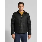 Tailored Fit Wachsparka aus reiner Baumwolle Modell 'REELIN', Oliv, XXL