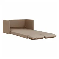 vidaXL Schlafcouch 2-Sitzer Cappuccino-Braun