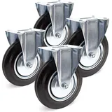 Wiltec Bockrollen Set 4x Transportrolle 150 kg
