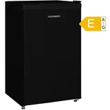 Kühlschrank 90L Schwarz Tischgerät Gefrierfach LED leise Abtauautomatik