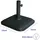 marbueno summer Sonnenschirmständer Beton 35 x 35 x 5,2 cm 11 kg Schwarz