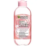 Garnier Skin Active Mizellen-Reinigungswasser All-in-1 mit Rosenwasser Mizellenwasser 400 ml Damen