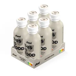 YFood Food Drink Cold Bew Coffee 500 ml, 6er Pack