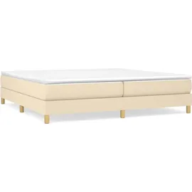 vidaXL Boxspringbettgestell 200 x 200 cm Creme