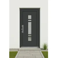 Panto Haustür Premium SMK 017  (110 x 210 cm, DIN Anschlag: Links, Anthrazit/Weiß)