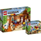 Lego Set - Lego Minecraft Der Handelsplatz 21167 + Minecraft Das Korallenriff 21164