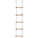 T&J Strickleiter Einfach mit 5 Sprossen Holz