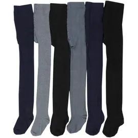 TupTam Baby Jungen Strickstrumpfhose 6er Pack, Farbe: Farbenmix 3, Größe: 116-122 - 116-122