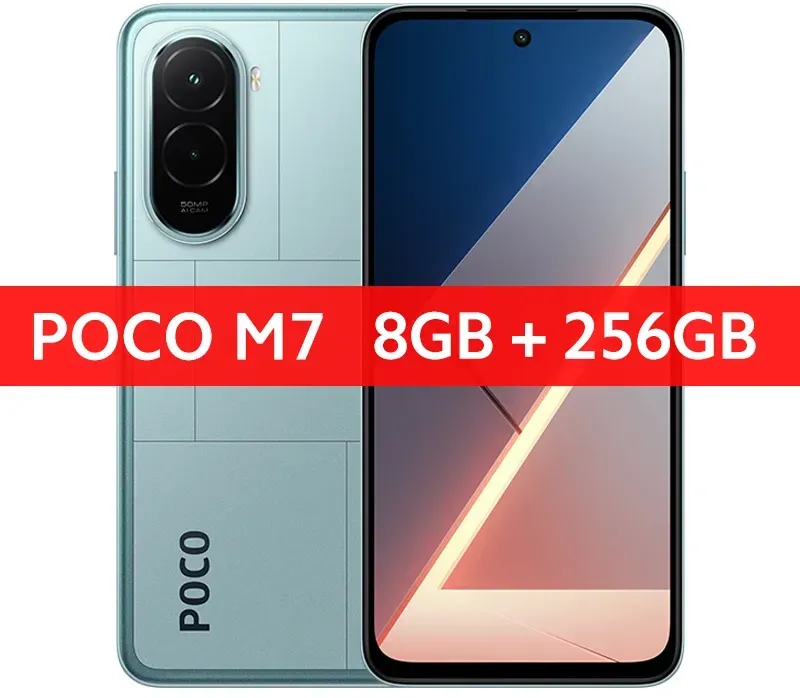 【Weltpremiere】POCO M7 Global Version Smartphone Snapdragon 685 7000 mAh Akku Immersive 6,9