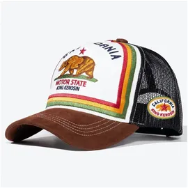 King Kerosin Cal Bear Trucker Cap braun/schwarz Einheitsgröße