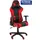 Piqueras y Crespo Atalaya Gaming-Stuhl Schwarz/Rot