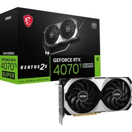 MSI GeForce RTX 4070 Ti SUPER 16G Ventus 2X OC 16 GB GDDR6X V513-615R