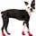 goo-eez Hundeschuhe 4 Stück Rot/Schwarz L