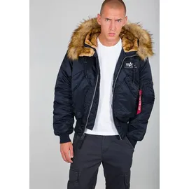 Alpha Industries 45P Hooded Custom blau 3XL