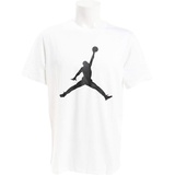 Jordan Nike Herren Jumpman T Shirt, Weiß / Schwarz, L