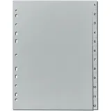 Herlitz Register 1-12 A4 Grau 12 St.