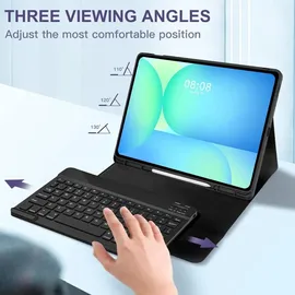 TECH-PROTECT SC Pen + Tastaturhülle für Samsung Galaxy Tab S10 FE+ 13.1 Schwarz