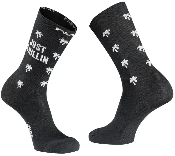 JUST CHILLIN` SOCK BLACK M