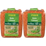 Rapunzel Bio Rote Linsen 2x500 g Kerne