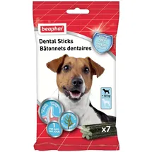 beaphar Dental Sticks für Hunde (kleiner als 10kg), Braunalge und grüner Tee, 7 Stück