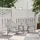 Outsunny Polyrattan Set 3-tlg. Grau