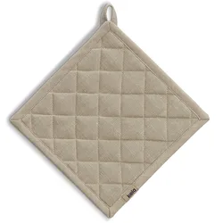 KELA Topflappen PURO Halbleinen 20 x 20 cm natur