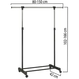 Unilux Garderobenständer EXTEND Schwarz