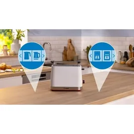 Bosch TAT4M221 Toaster MyMoment weiß/edelstahl