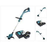 Makita DUR 193 RG Akku Rasentrimmer 18 V 260 mm + 2x Akku 6,0 Ah + Ladegerät