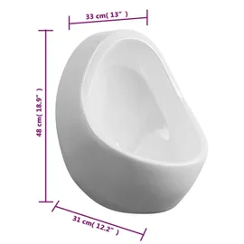 vidaXL Wandurinal (Keramik)