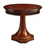 Xlmoebel Beistelltisch Runder Esstisch aus Holz im Barock-Rokoko-Design (YB E68 SERIE Beistelltisch Rund), Hergestellt in Europa