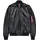 Alpha Industries MA-1 Lederjacke schwarz 2XL
