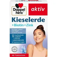 Doppelherz Aktiv Kieselerde + Biotin + Zink Tabletten 40 St.