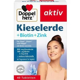 Doppelherz Aktiv Kieselerde + Biotin + Zink Tabletten 40 St.