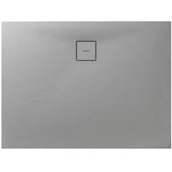 BREUER Duschwanne »Modern Line Steinoptik«, Mineralguss, steingrau, rechteckig