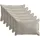 vidaXL Kissenbezug Houten 40 x 60 cm Silber