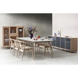 Hammel Furniture Meza Designtisch mit Auszugsfunktion und 2 Einlegeplatten B:210 cm H:73,5 cm