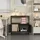[en.casa] Hailuoto Aktenschrank 80 x 40 x 82 cm Schwarz