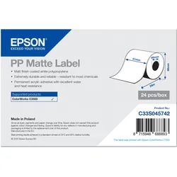 Epson Matt - Rolle (5,1 cm x 29 m) 1 Rolle(n) Etikettenpapier - für ColorWorks C
