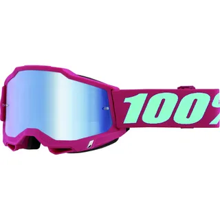 100% Accuri 2 Excelsior Crossbrille verspiegelt Pink/Mint Grün Blau Verspiegelt