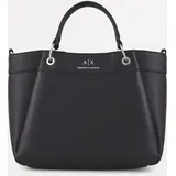 Armani Exchange Wave Shopping Bag Kunstleder Black