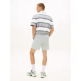 Tommy Hilfiger Tommy Jeans Shorts TJM LINEN BLEND STRIPE Regular fit mit elastischem Bund grün XXL