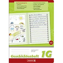 Brunnen Geschichtenheft A4 Lineatur 1G 16 Blatt