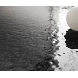 DeLife Esstisch Edge Boot 240x120 Reliefglas Rauchschwarz 3D-Design Kreuzgestell Rechteck Schwarz - Schwarz