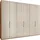 Wiemann Falttürenschrank Monaco 295,2 x 216 x 58 cm Beige/Braun