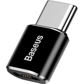 Baseus Micro-USB-auf-USB-Type-C-Adapter, Schwarz